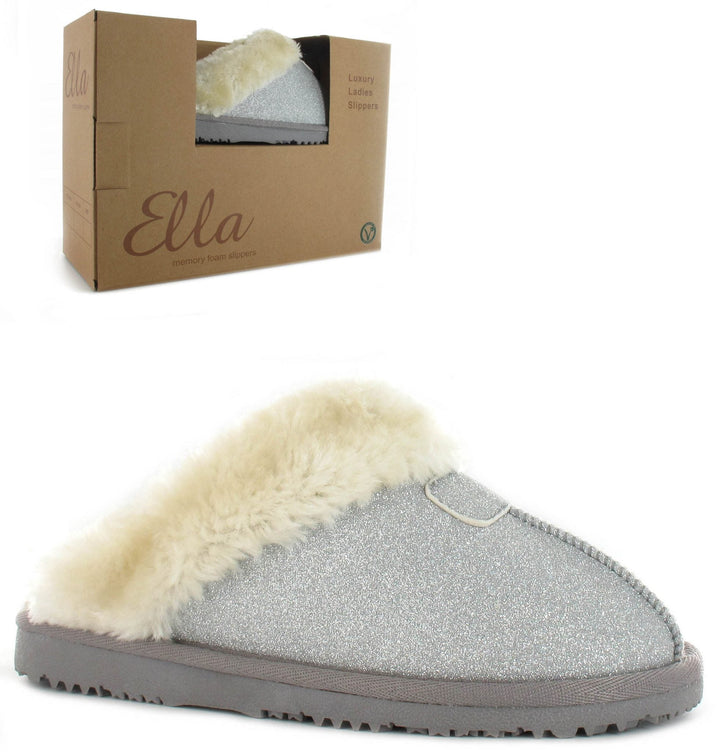 Sparkle Silver Slippers - Goose Island