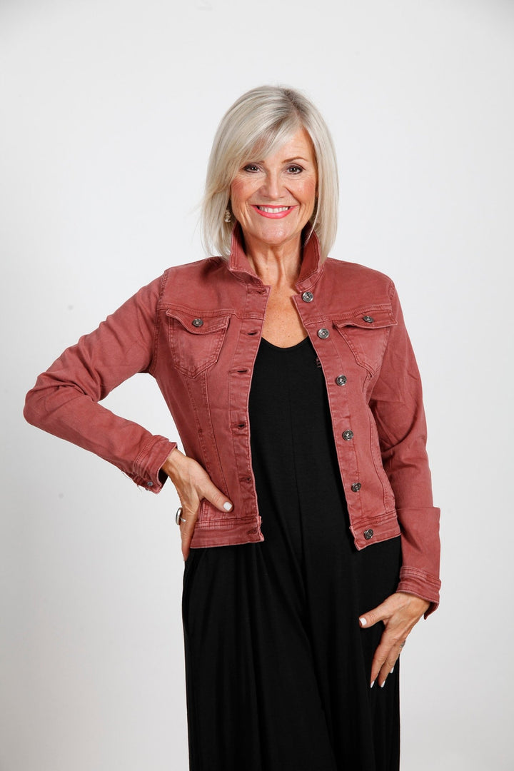 Terracotta Denim Stretch Jacket - Goose Island