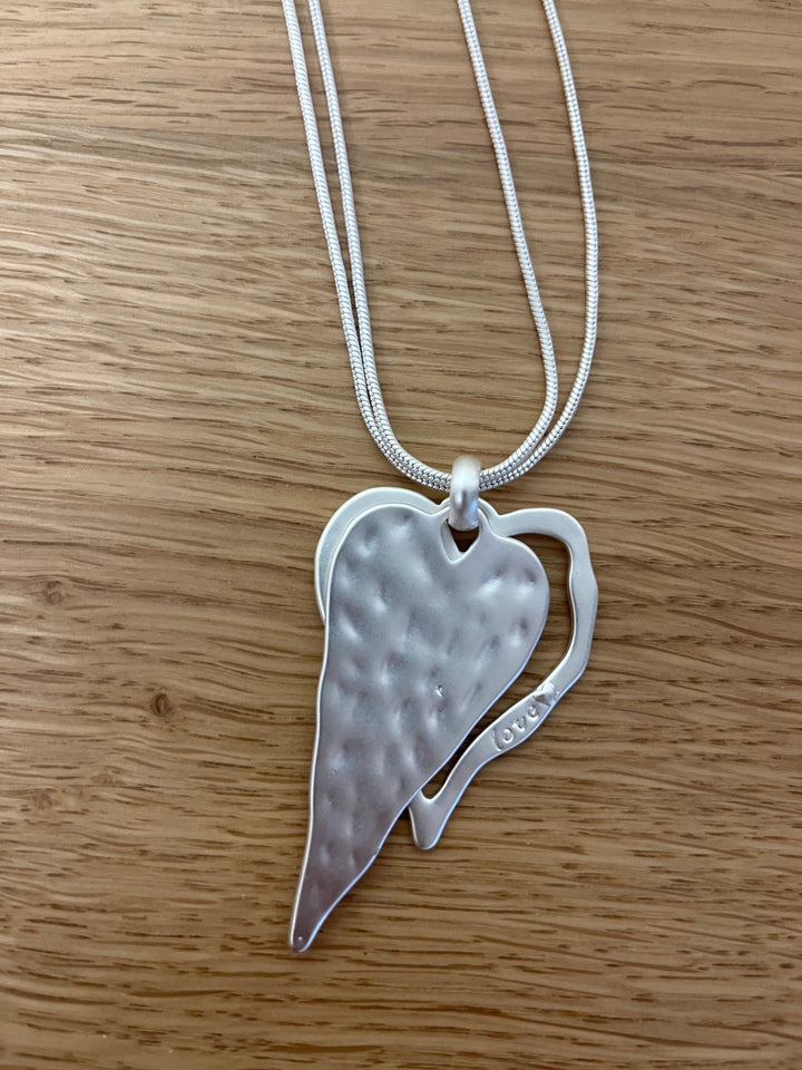 Twin Heart Necklace - Goose Island