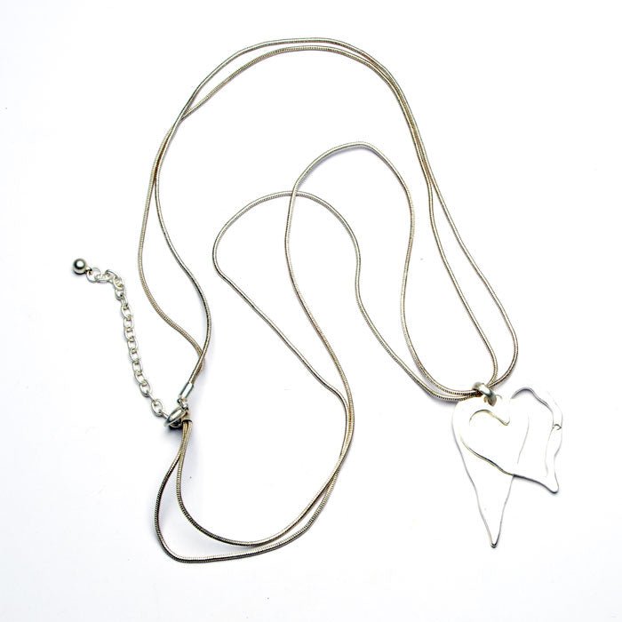 Twin Heart Necklace - Goose Island